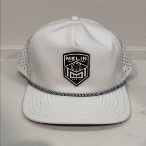 Melin White Perforated Men's Hat